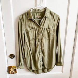 Olive Green Merona Button Up